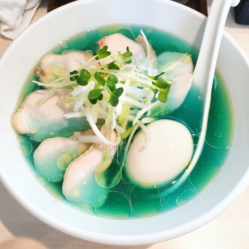 鶏清湯 青(吉法師)