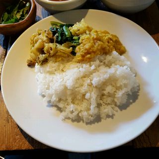 カレーランチ二種(海老)&(牡蠣)(スパイスカフェ （SPICE Cafe）)
