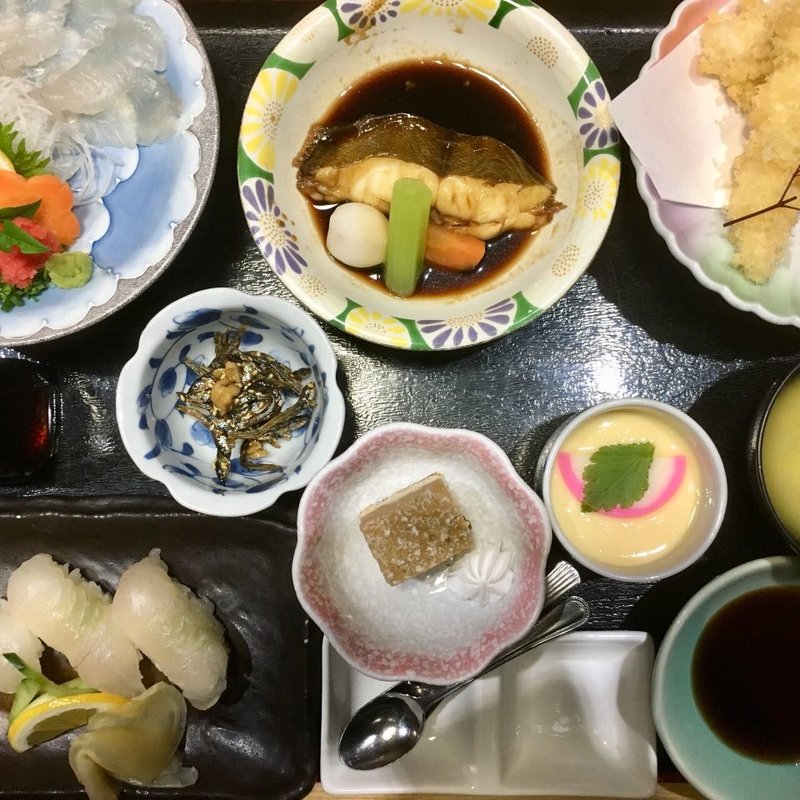 天然ひらめ御膳(宗弘)