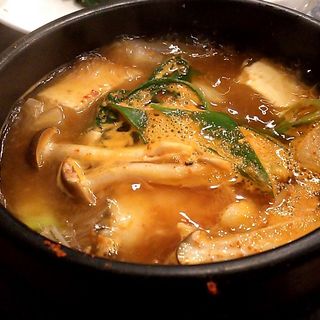 タラのスープ定食(韓国料理 豚家)