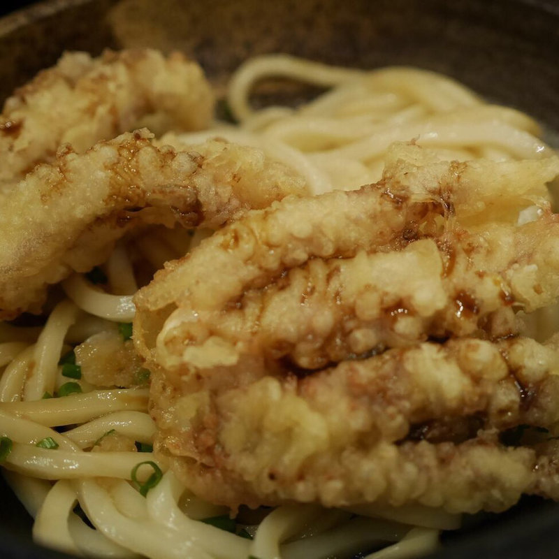 生醤油うどん(うどんらんぷ 若蔵)