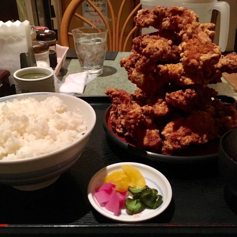 から揚げ定食