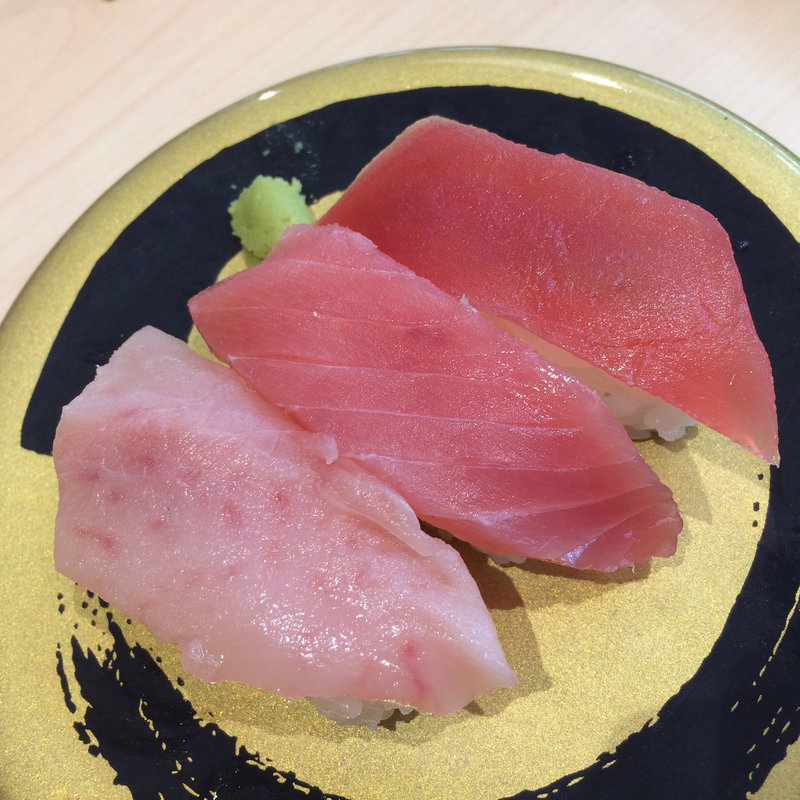 まぐろ三種盛り(はま寿司 江戸川松江店 )