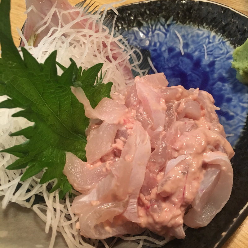 マルハゲ肝あえ(居酒屋 達磨)