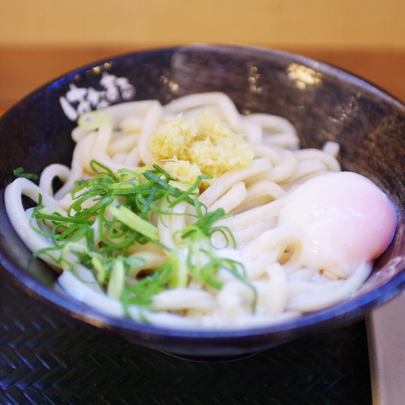 温玉ぶっかけ 温 中(はなまるうどん 姫路土山店)