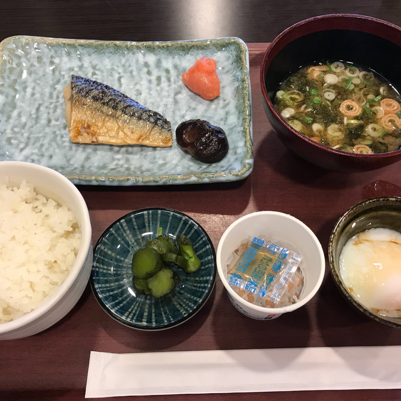 朝定食(玄林館  別府湾サービスエリア 上り線)