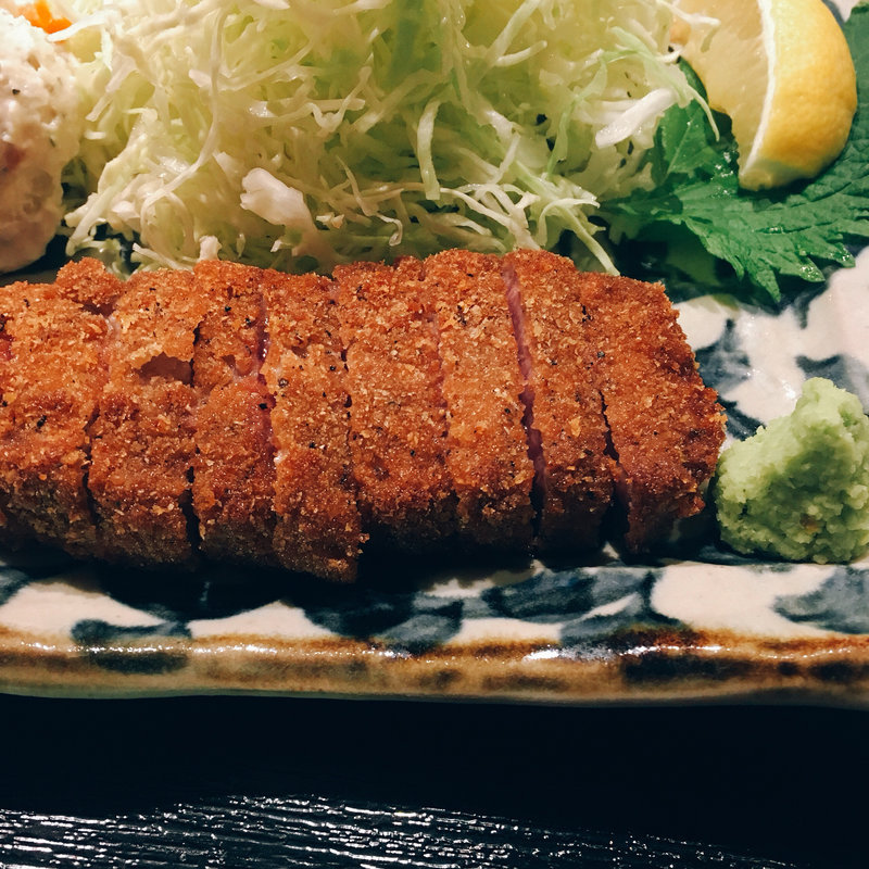 牛カツ麦飯とろろ御膳(牛かつ 横濱川島屋 )