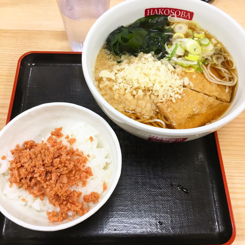 朝は一膳ごはんセット(名代 箱根そば 海老名東口店)