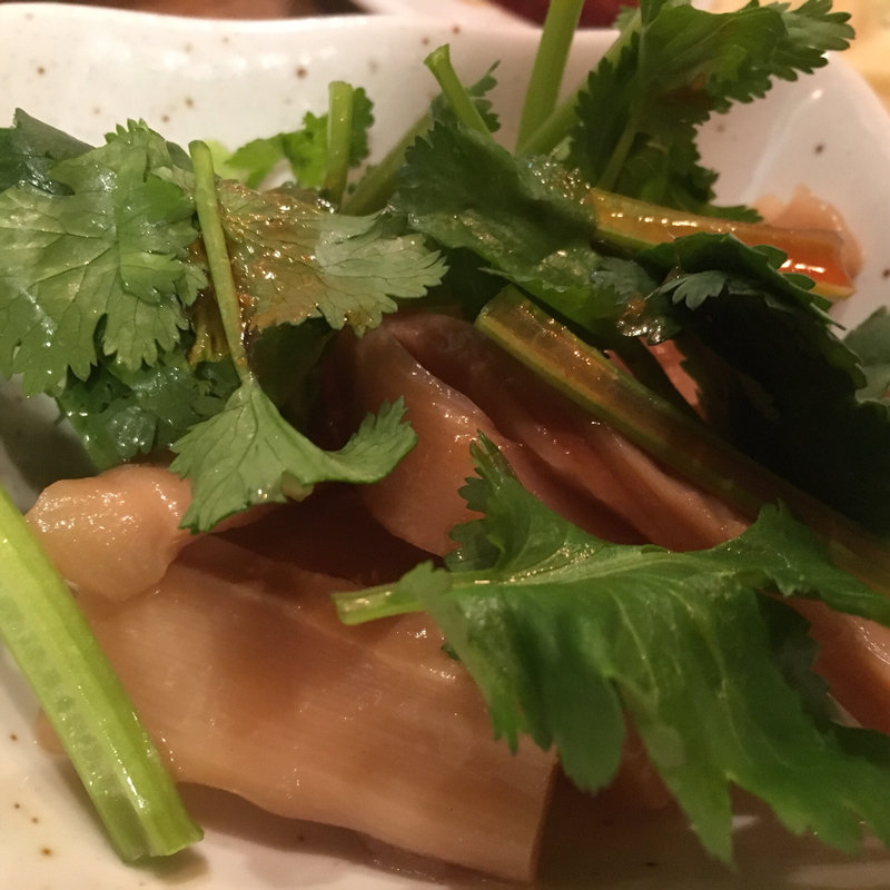 パクチーシナチク(やきとんひなた 志村坂上店)