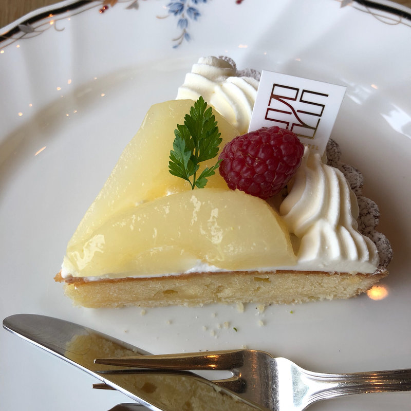 洋梨のタルトケーキセット(リバービュー （river view）)