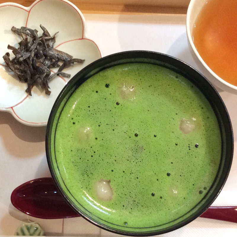抹茶白玉ぜんざい(茶寮伊藤園 渋谷支店)