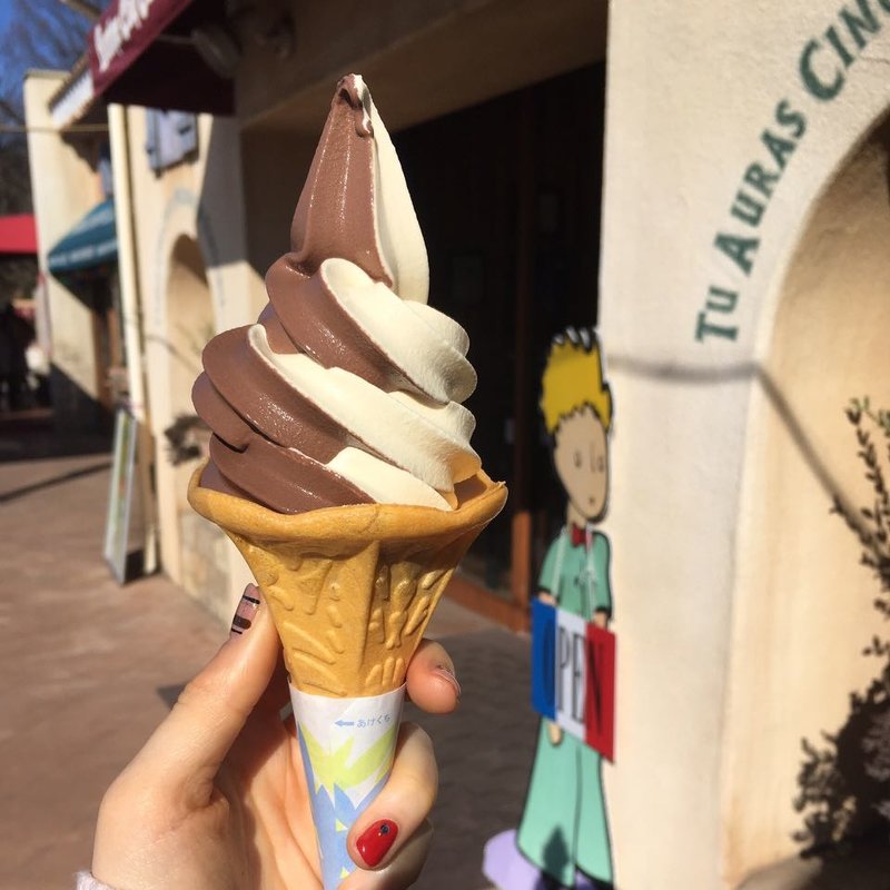 ミックスソフトクリーム(寄居星の王子様 PA売店 )