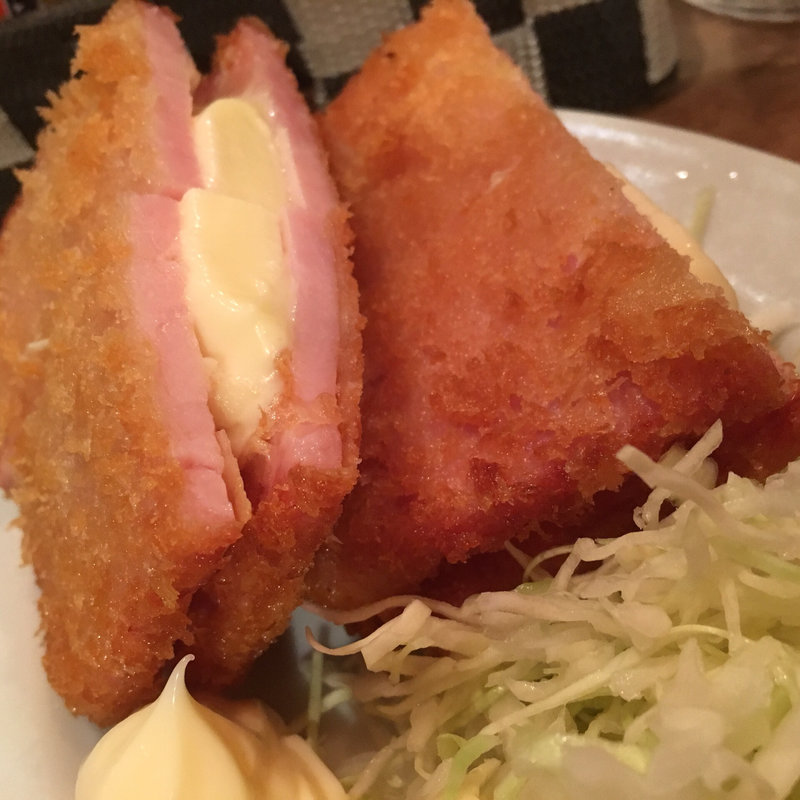 ハムチーズカツ(やきとんひなた 志村坂上店)