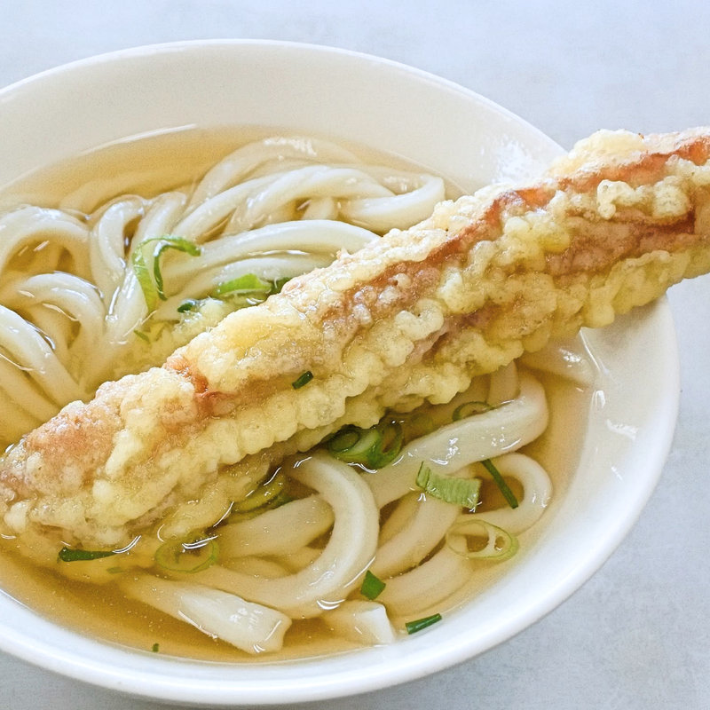 かけそのまま+ちくわ天(松岡 （まつおか）)