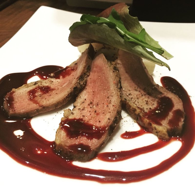 合鴨のロースト 赤ワインソース(pasta 角燈亭(らんたん亭))