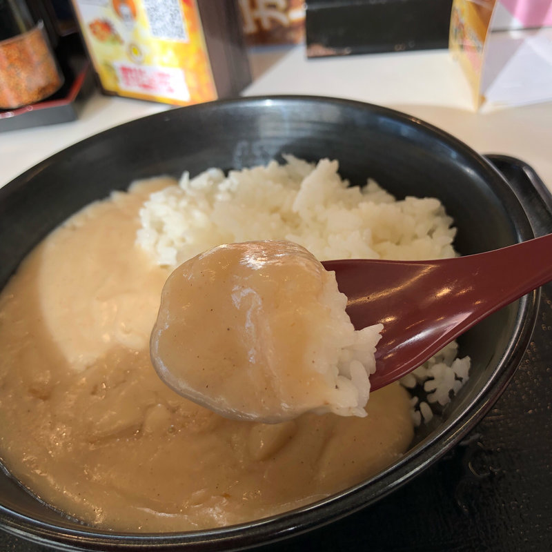 白カレー(吉野家 臨海二色の浜店)