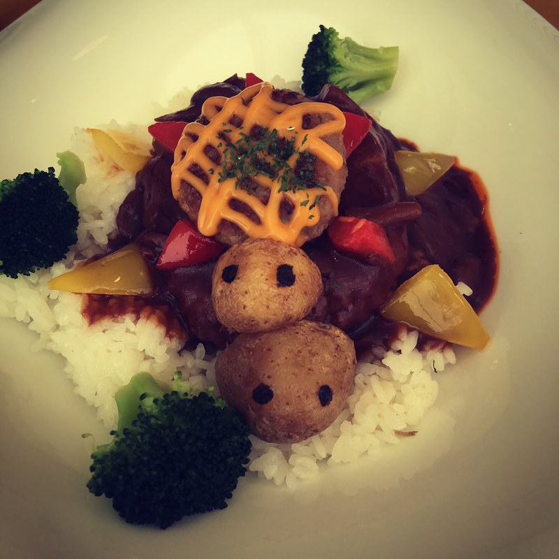 うみがめ親子のロコモコPLATE(ワクワク オーシャン （wakuwaku ocean）)