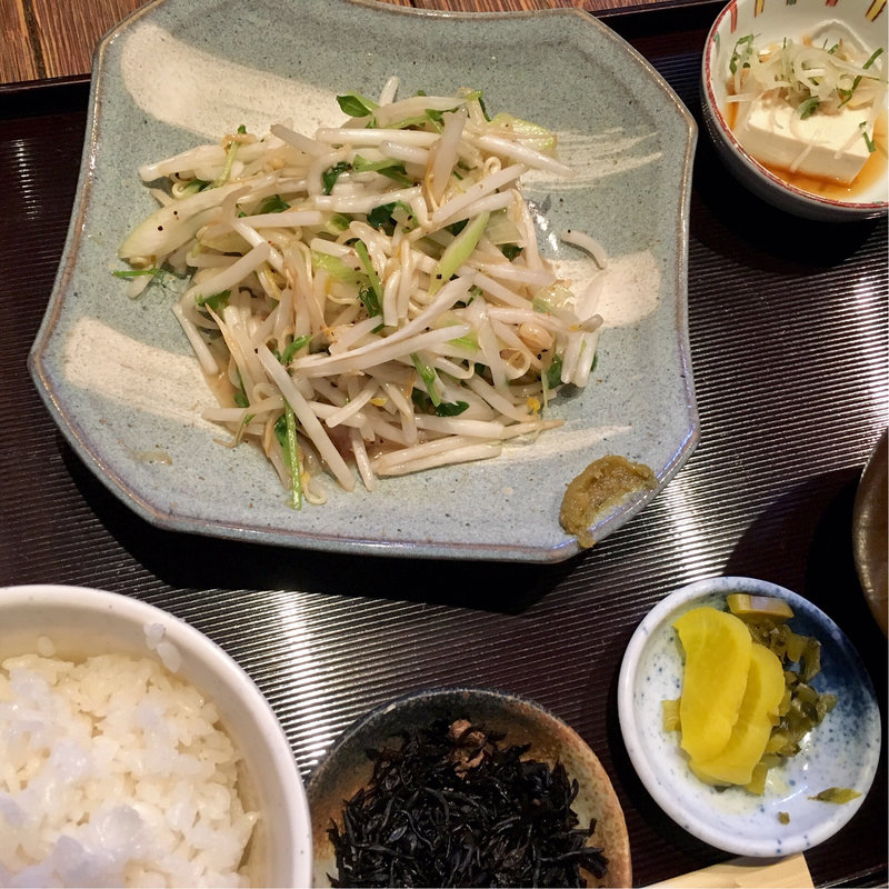 豚トロ定食(料理屋　三船 )