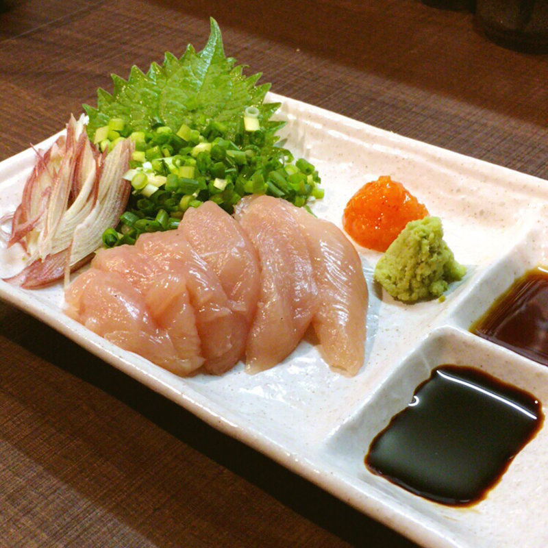 ささみのお造り(鶏夢（とりむ）)