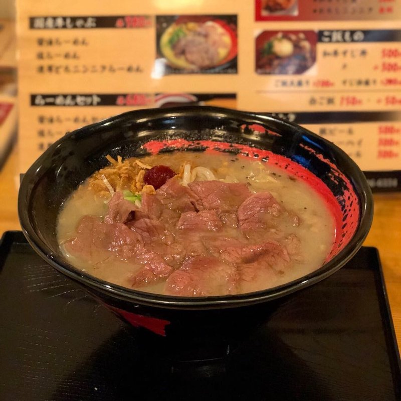 国産牛しゃぶ 醤油らーめん(牛骨らーめん 牛三(GYU-ZO))