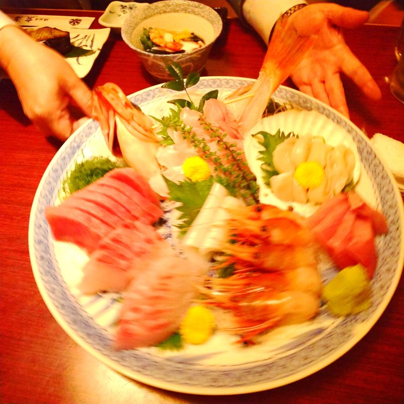 刺身の盛り合わせ(磯料理 玄海)