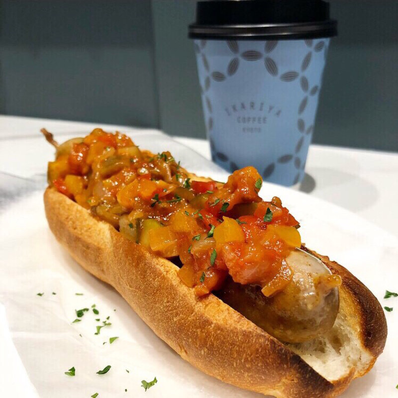 ソーセージドッグ(IKRIYA  COFFEE KYOTO)