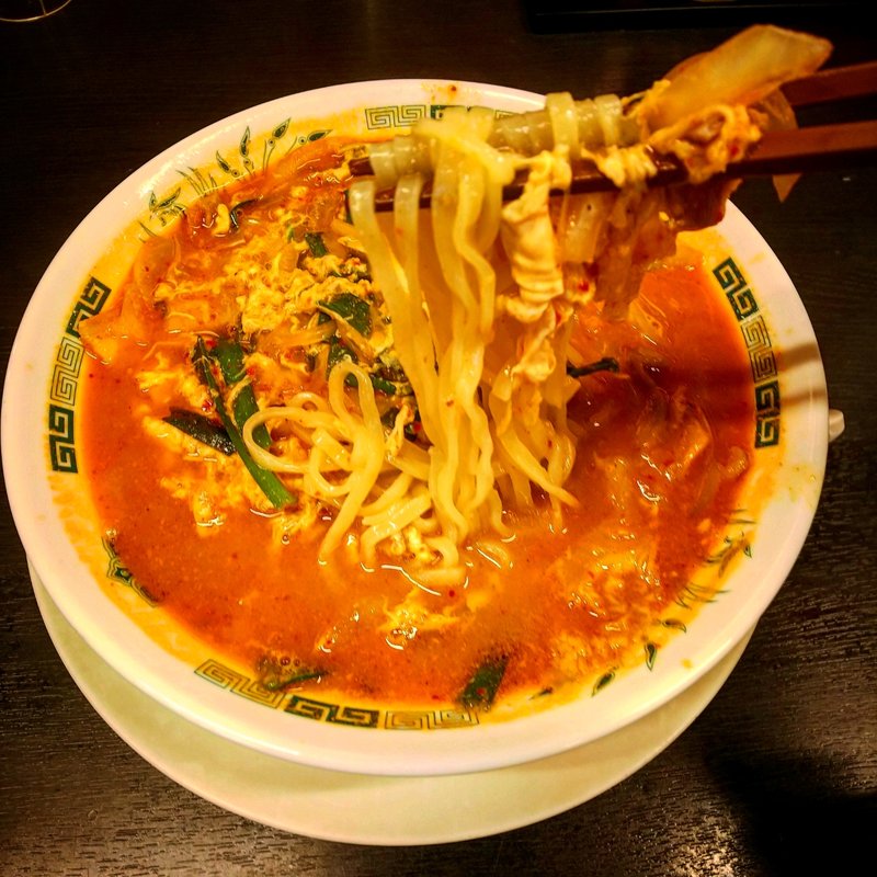 チゲラーメン(日高屋 所沢中富店)