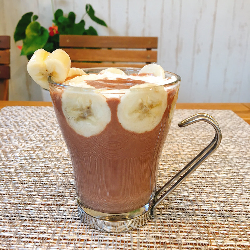 ホットチョコバナナスムージー(リリアーナ オーガニックカフェ)