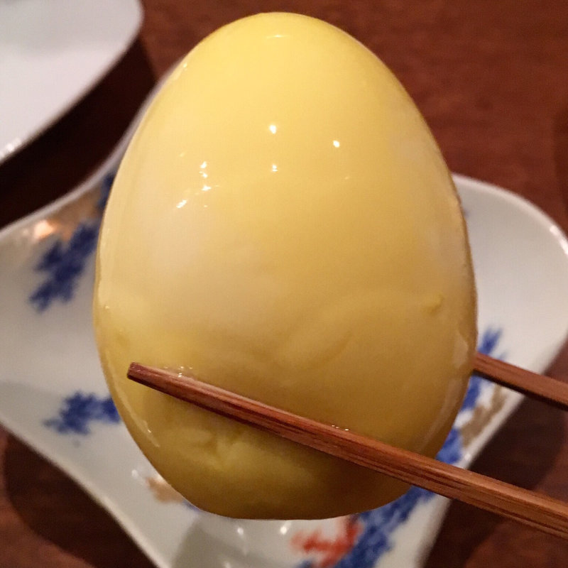 ゆで玉子 秋ウコン醤油漬(コノ花まひろ )