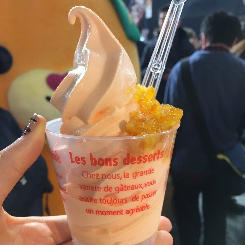 いよかんソフトクリーム(道の駅 マイントピア別子)