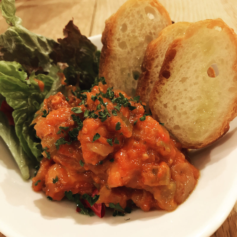 冷製タコのトマト煮込み(ストマコ)