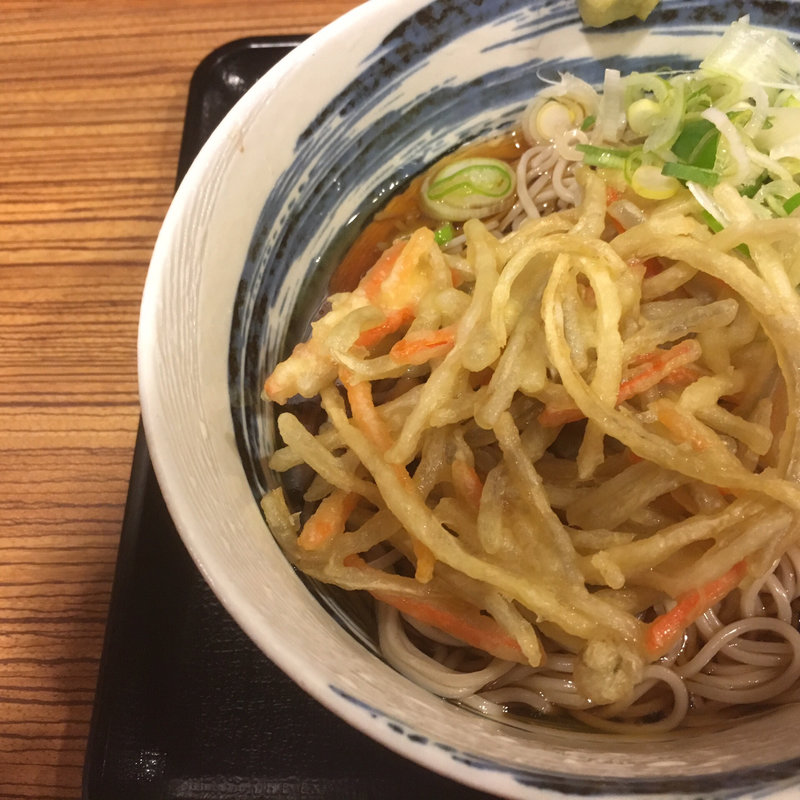 ごぼう天冷そば(そば処 はまなす)