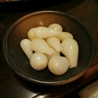 塩らっきょう(やきとん ひょっとこ)