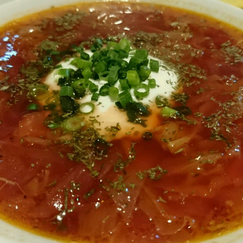 ボルシチ(ロシアレストラン スカズカ)