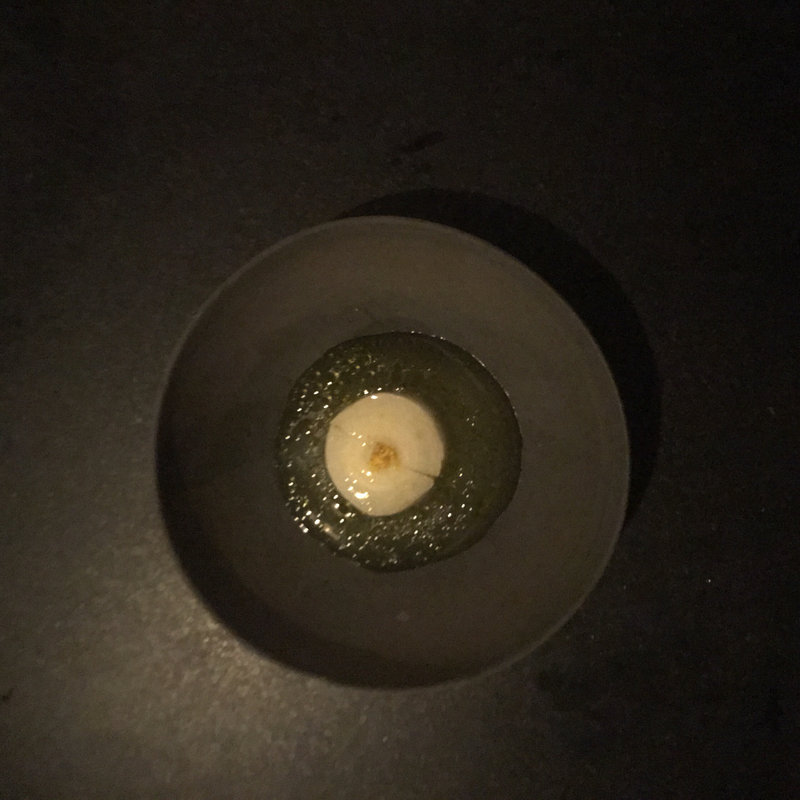 大根の漬物 発酵させたトマトのソース(kabi)