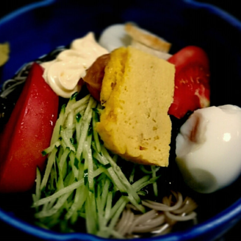 冷やしワカメそば(日本橋更科丸屋 )