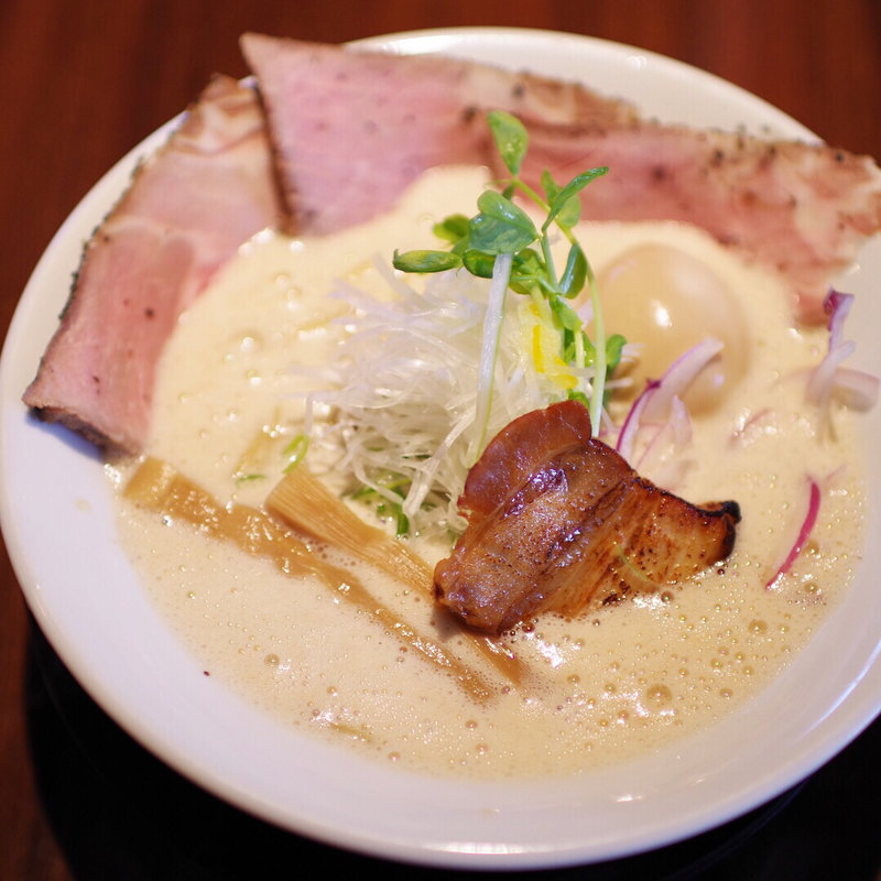 特製鶏とろみそば(甚八)