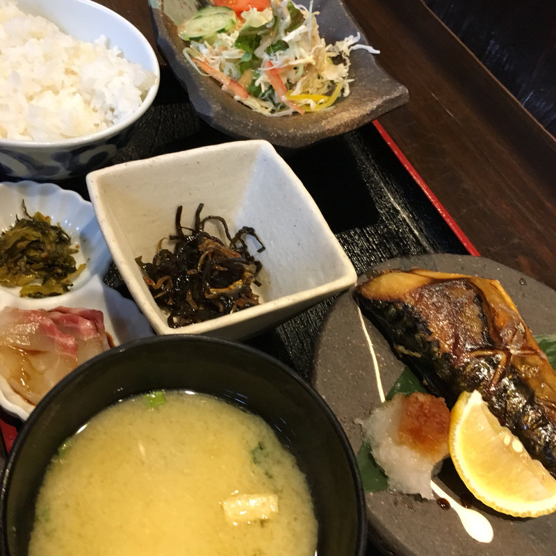 塩鯖定食(酒佳蔵)