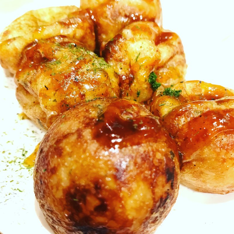 たこ焼き（ソースと青のり） 6個(やまちゃん ルクア大阪店)