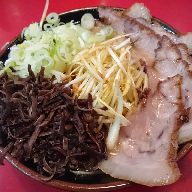 塩ネギチャーシューメン(家系ラーメン 神道家)