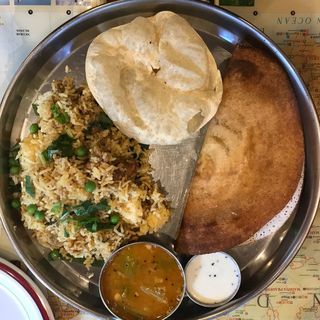 ドーサ&ビリヤニランチ(南インド料理 ケララバワン)