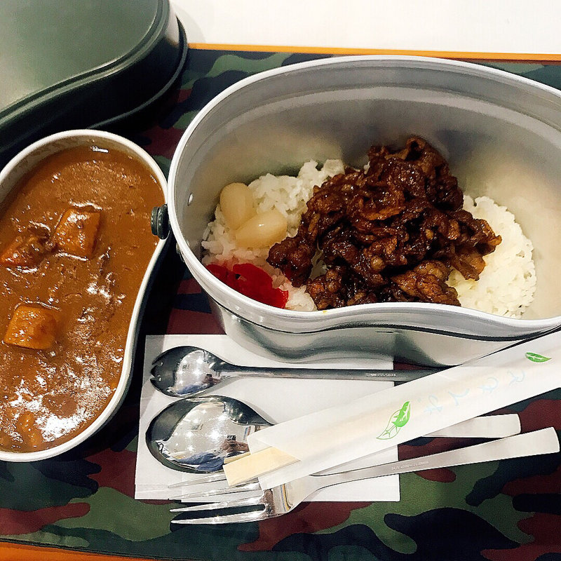 水陸起動団飯ごうカレー(道の駅 させぼっくす９９)