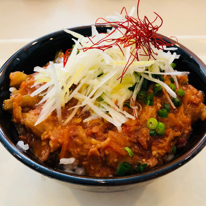 豚キムチ丼(磐梯食堂 （バンダイショクドウ）)
