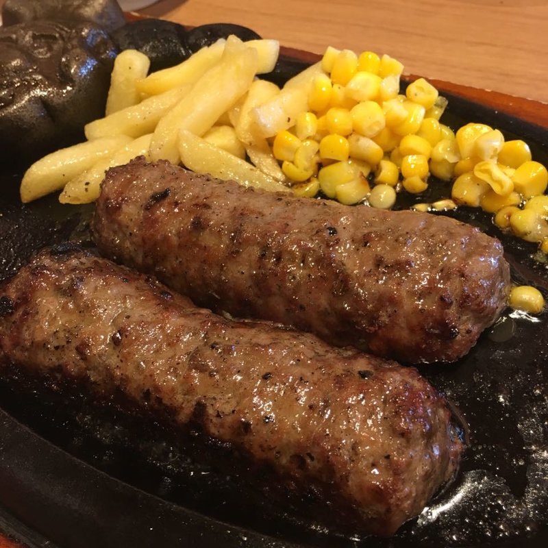 極み炭焼きがんこハンバーグランチ(190g)(ステーキハウス ブロンコビリー緑園都市店)