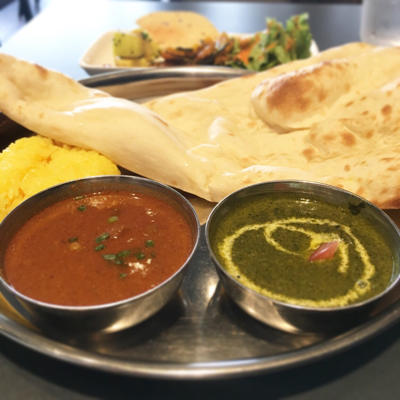 ダブルカレー&ナンセット(インド料理ムンバイ アクアシティお台場店)の