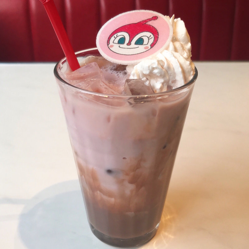 ドキンちゃんのいちごチョコドリンク(ドキンズ ハート シェイプ カフェ （Dokins Heart Shape cafe）)