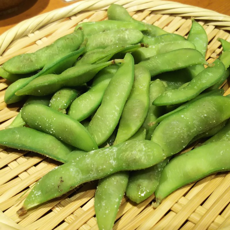 塩茹で枝豆(蕎麦居酒屋　高田屋　川崎)