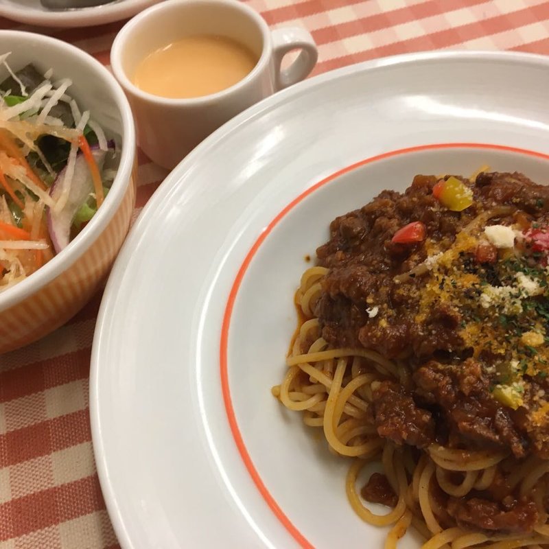 ミートソースランチセット(スパゲッティ食堂ドナ 川崎ダイス店 )