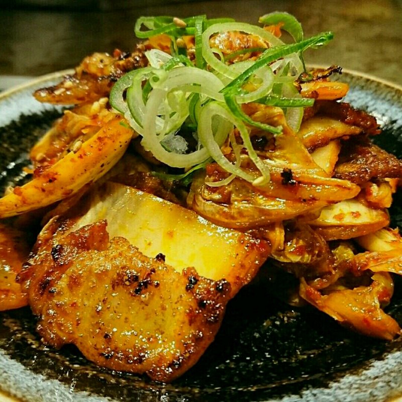 豚キムチ炒め(お好み 吉田)