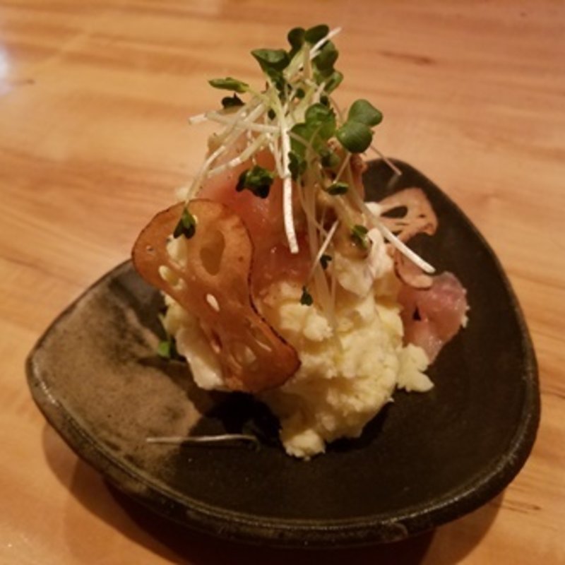 霧島鶏 生ハムのポテトサラダ(本店 並木橋 なかむら)